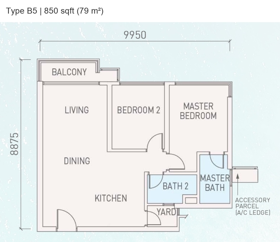 MBW Danga Bay · Type B1-1 / B5 / B5A / B10 / B11 · Floor Plan 4