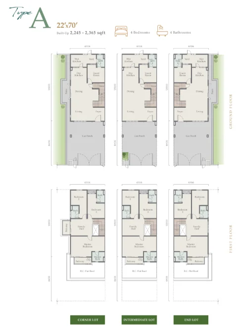 Laman Citra · Type A · Floor Plan 1