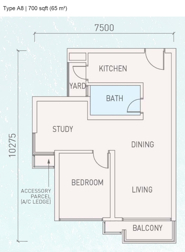MBW Danga Bay · Type A2 / A4 / A5 / A6 / A6 (M) / A7 / A7 (M) / A8 / B3 · Floor Plan 2