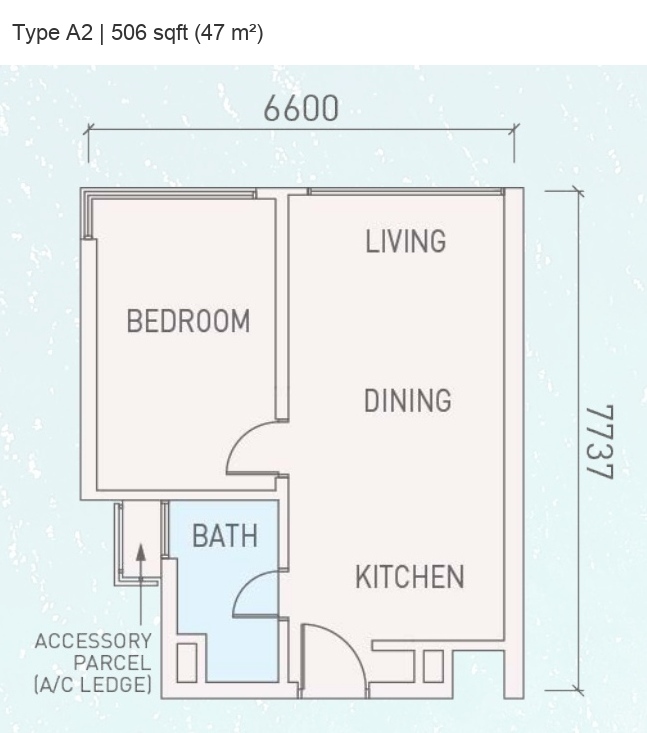MBW Danga Bay · Type A2 / A4 / A5 / A6 / A6 (M) / A7 / A7 (M) / A8 / B3 · Floor Plan 5