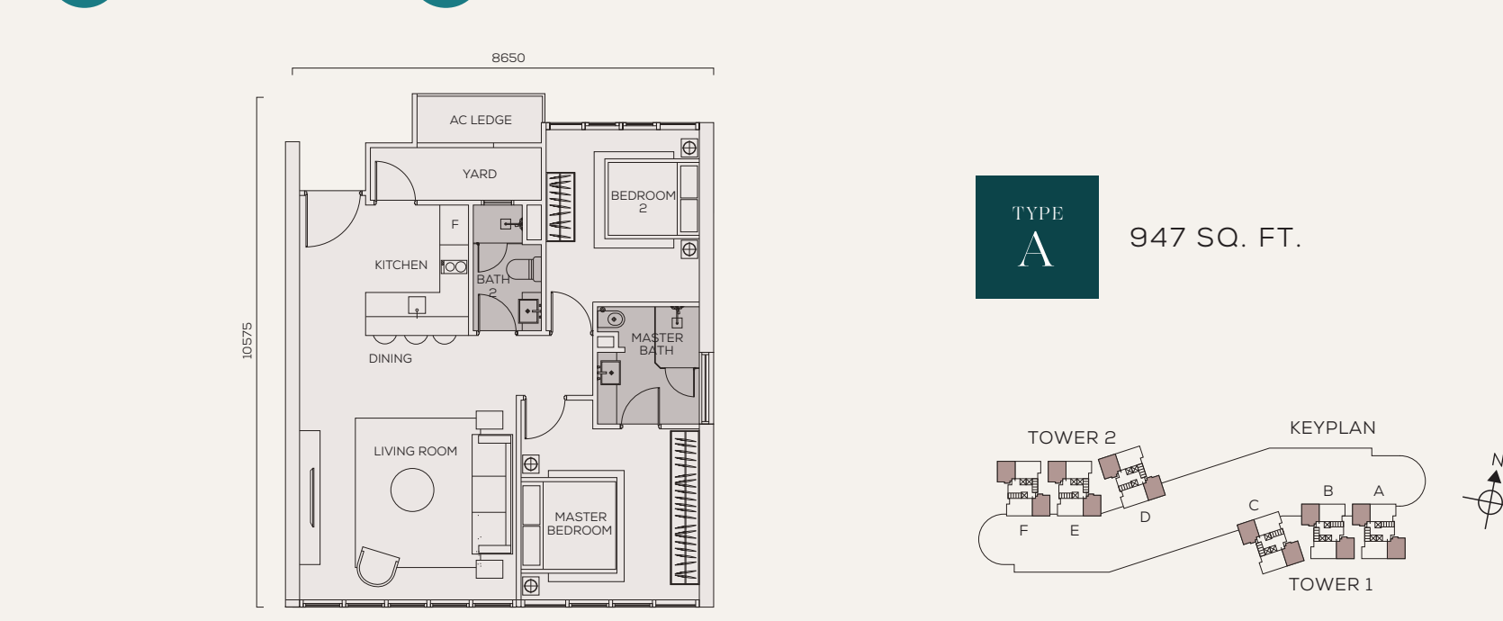 The Peak | Johor Bahru City Centre · Type A · Floor Plan 1