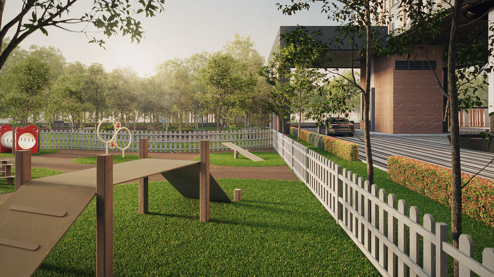 Pet play corner · Artist’s impression